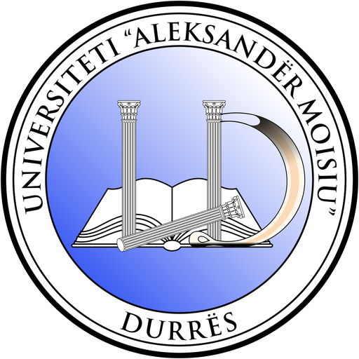 Aleksandër Moisiu University of Durrës logo