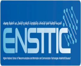 Abdelhafid Boussouf National School of Telecommunications and Information and Communication Technology logo