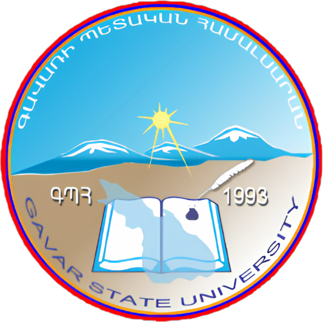 Gavar State University logo