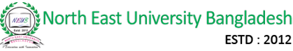 North East University Bangladesh logo