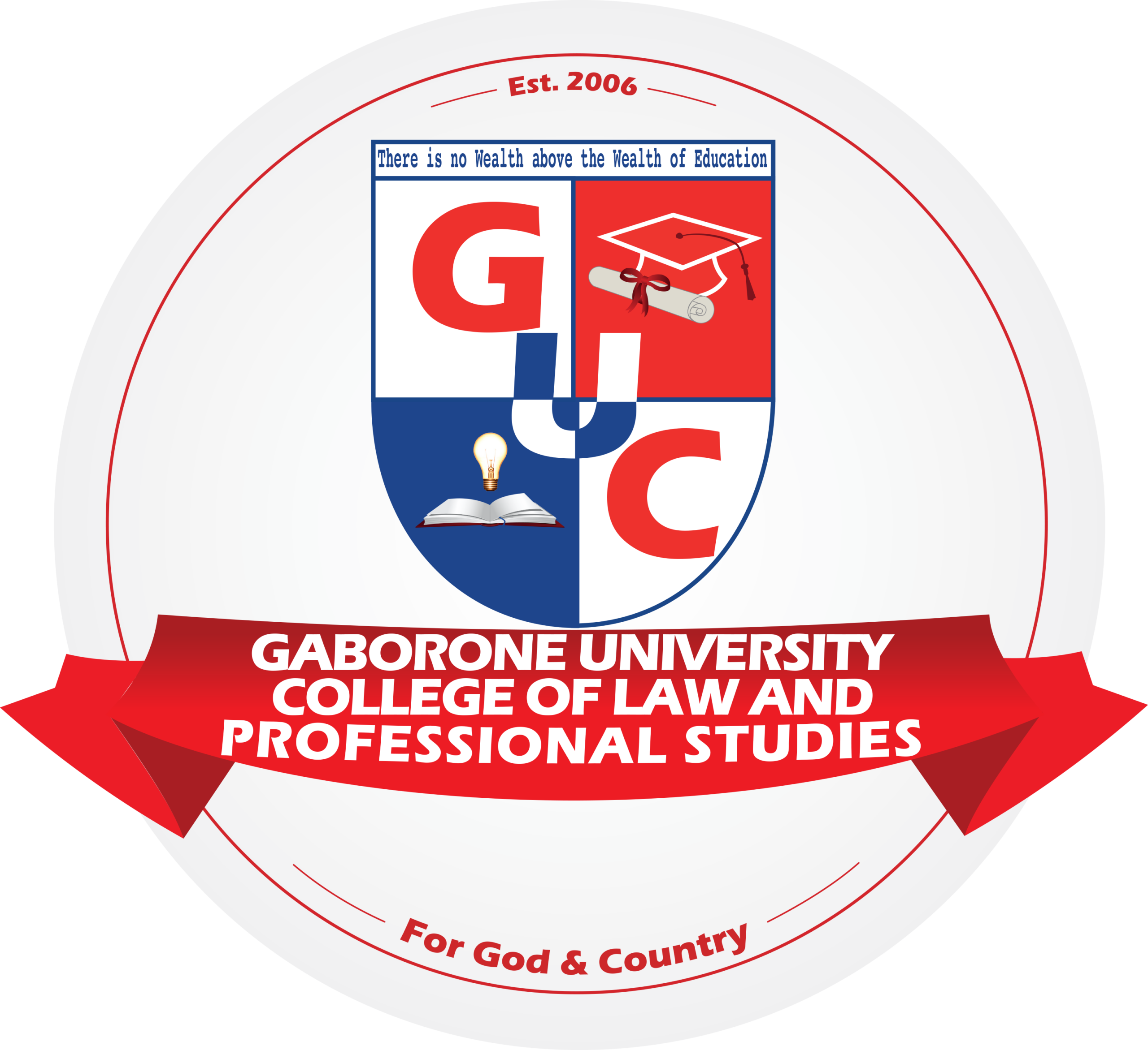 Gaborone University College of Law and Professional Studies logo