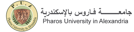 Pharos University in Alexandria logo