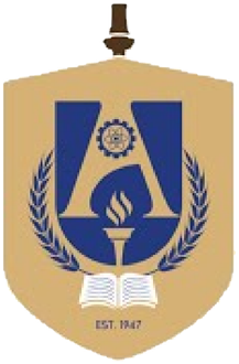 Ambo University logo
