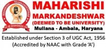 Maharishi Markandeshwar (Deemed to be University), Mullana-Ambala logo