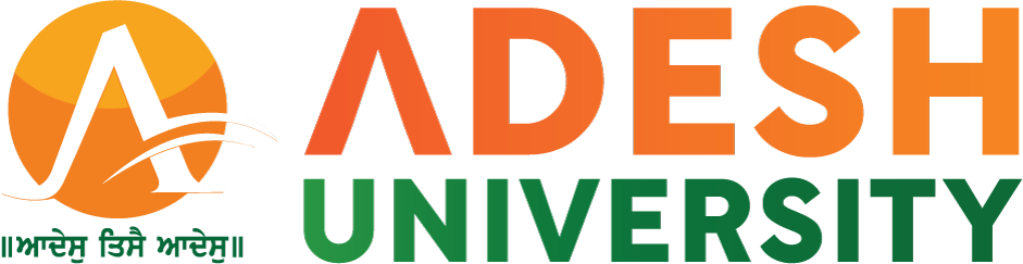 Adesh University logo