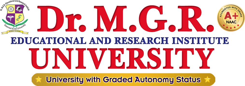 Dr. M.G.R. Educational and Research Institute (Deemed to be University) logo